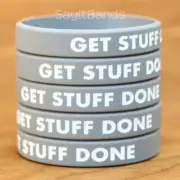 Set of GET STUFF DONE Silicone Bracelet Design - Wholesale Wristband Band Lot