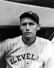 Joe Wood of the Cleveland Indians in 1918 Baseball Old Photo