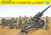 DRAGON 6392 1/35 GERMAN sHF 18 Howitzer w/Limber (Plastic model)
