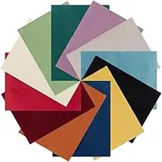 BENECREAT 12 pieces 29 x 20 cm velvet fabric, double-sided plush velvet fabric leaves, velvet furniture material for DIY, craft, sewing, handmade dolls