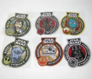 Funko Star Wars Smugglers Bounty Lot 6 Patches Darth Vader Greedo BB-8 Zeb Andor