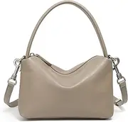 [MFFOR] Genuine Leather Shoulder Bag for Women Small Crossbody Bags Hobo Purses with Adjustable Strap