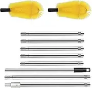 Gutter Cleaning Brush | Flexible Brush Head Gutter Cleaner | Safe Gutter Cleaning Tool Easy Maintenance for Stray Toys Debris