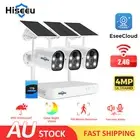 4MP 10CH NVR Home WiFi Battery Solar Security Camera System Outdoor Wireless Kit