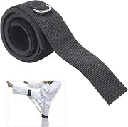 Cotton Black 2D Ring Elastic Rope Ankle Thigh Fitness Exercise Legs Cuff Adjustable Strength Training Accessories