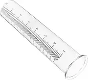 Abaodam Rain Gauge Tube Replacement High Borosilicate Glass Tube for Accurate Precipitation Measurement Outdoor Gardens and Lawns