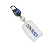 Sidekick Retractable Badge Holder and Key Reel – ID Badge Holder with Carabin...
