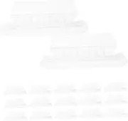 FOYTOKI 100pcs Folder Labels Clip for Organizer Storage Hanging Folders File Filing Cabinet Tabs