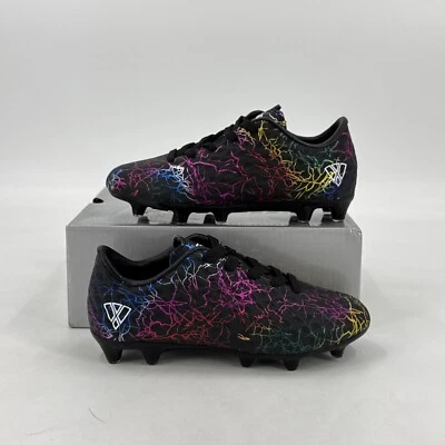 Vizari Kid's Zodiac JR FG Firm Ground Outdoor Soccer Cleats Black Size 12.5C