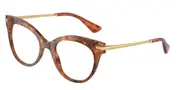 Dolce & Gabbana DG3392 3380 Women’s Glasses Tortoiseshell Size 52 - Private Health Rebate - Blue Light Block Available