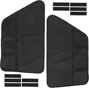 Pet Car Door Cover Protector for Dogs, Scratchproof & Waterproof Pair, Paw Guard Panel, Window Mat, Scratch Proof 2 Pack Vehicle Guard for Travel, Anti-Scratch Back Window Nails Covers-Incl Free eBook