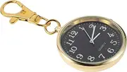 [MOBUTOFU] Pocket Watch Keychain for Back Watch Brooch Pin Hanging Watch Back Keychains Nurse Lapel Watch Keychain Watch Key Ring Carabiner Bandanas Universal Key Fob Quartz Golden