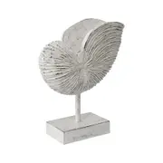 Shell On Base Ornament Figurine Statue Sculpture 26x27cm