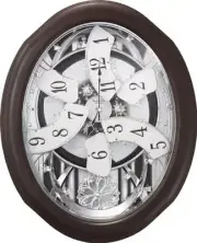 Rhythm USA Anthology Espresso Wall Clock