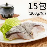 在飛比找PChome24h購物優惠-【天和鮮物】龍虎斑魚下巴15包(200g/包)