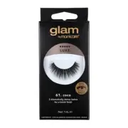 Brand NEW Glam by Manicare Strip Lash Mink Effect ' Coco'