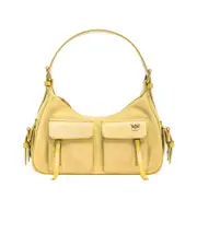 Zipper shoulder bag One size Yellow