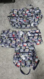 NWT Vera Bradley Snow Globes Duffel, Tote, Triple Zip Hipster & Backpack 4 Bags