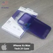 CLEARANCE NEW Apple iPhone XS Max Tech21 Evo Check FlexShock Case|Ultra Violet