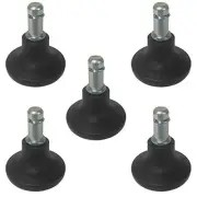 Short Bell Glides for Office, Task, & Desk Chairs or Stools - Low Profile -