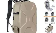 Camera Backpack, DSLR/SLR/Mirrorless Photography Camera Bag 15-16 inch Camel