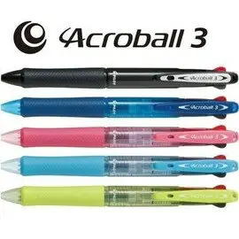 PILOT百樂 BKAB-40F Acroball 三色輕油舒寫筆 0.7mm