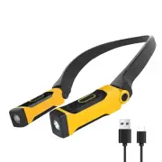 Rechargeable USB Reading Lamp Neck Book Light, 2 Brightness Levels,2050