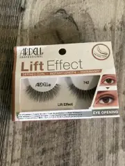 Ardell, Lift Effect, #742, Black, Defined Curl, Instant Length, Invisiband