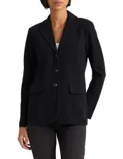 [Lauren Ralph Lauren] Combed Cotton Blazer in Black