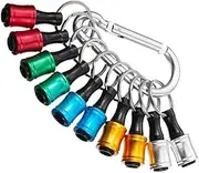 Screwdriver Bits Holder Keychain Extension Bar