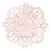 Wood Embossed Pillars Decal Corner Onlay Post Shape Applique Frame Door9321
