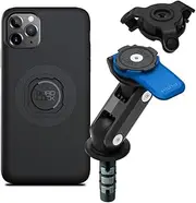 Quad Lock Motorcycle Fork Stem Mount Kit with Vibration Dampener and MAG Phone Case for iPhone 11 Pro Max
