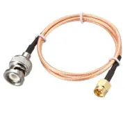 RG316 Coaxial Cable with BNC Male to SMA Male Connectors 50 Ohm 1.5 Feet 2pcs