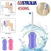 450ml Portable Bidet Sprayer Peri Bottle Hygiene Care Toilet Bidet Travel Shower