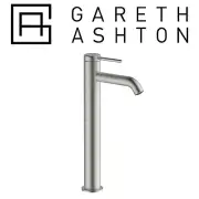 Abey | Gareth Ashton Poco Brushed Nickel High Rise Modern Bathroom Basin Mixer
