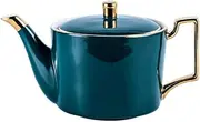 BAWHO Exquisite Retro Elegant Design European High-Grade Ceramic Hand-Made Coffee Pot Jug Milk Teapot Set
