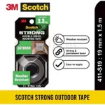 SCOTCH 3M 411-S19 強力雙面膠帶戶外超強永久膠帶尺寸 19MM X 1.5MTR