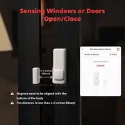 SwitchBot Door Alarm Contact Sensor - Wireless Window Alarm and Door Sensor