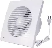 Exhaust Fan , 12W Ventilation Extractor with Anti-Backflow Check Valve Ultra Th