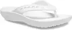 Crocs Baya II Flip Flops White Comfort Summer Beachy m6/w8 h6/f8