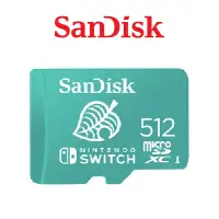 在飛比找蝦皮商城優惠-SanDisk 任天堂 Switch 專用 記憶卡 V30 