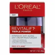 4 Pack L'Oreal Paris RevitaLift Triple Power Day Anti-Aging Cream, 1.7 oz