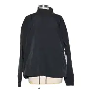 Good American Shine Oversized Anorak Pullover GP0872 BLACK001 Size 1/2 (S/M)