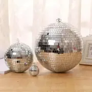 Mirror Ball Party Disco Ball DJ Light Silver Dance Party Stage Lighting