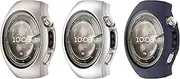 3-Pack Suitable for Huawei Watch 5 PC Protective Case 42MM Half-Cover Protective Case for Huawei Watch 5 42MM Hollow Watch Case (3PA)