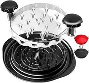 Chicken Shredder Large Chicken Shredder Tool Twist，AOMZKOL Visible Meat Shredder Machine, Strong Anti-Slip Strip, Ergonomic Handle, BPA Free, Suitable for Pork Beef Chicken