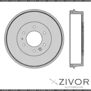 2x Brake Drums For FORD COURIER PE, PG, PH WLAT 4 Cyl Diesel Inj 1999 - 2006 (for: Ford)