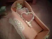 Old-fashioned type doll - antique look - toy for Ellery or Riley Kish
