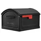 BILT CRE8 Plastic Post Mount Mailbox, Compatibility Code F, 950050B-10, Black...