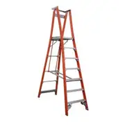 INDALEX 180kg Pro 7 Step Fibreglass Platform Ladder PROPF10/7
